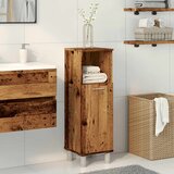  Kupaonski ormarić staro drvo 30x30x95 cm izrađeno drvo Smeđa | Shoptok.si