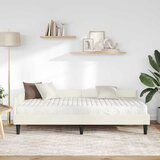  Kutni krevetni okvir s madracem Ostalo 2 pcs Krema Baršun | shoptok.hr