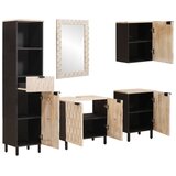  Kopalniške postave 5 pcs Bel pranje finiš Masiven les manga, (5000157254) | Shoptok.si