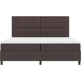  Vzmetnica z vzmetnico v temno sivi barvi 200x200 cm Tkanina, (22067138) | Shoptok.si