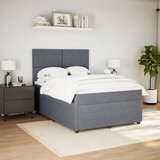  Krevet s oprugama i madracem tamnosivi 160x200 cm baršunasti | shoptok.hr
