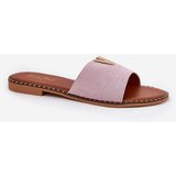 Boto Women's Flat Sandals With Decorative Details Purple Saliena | ePonuda.com