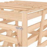  Spremište za kantu za smeće 84x90x128,5 cm od masivne borovine | shoptok.hr