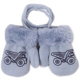 Yoclub kids's gloves RED-0011C-AA1A-007