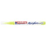 Edding akrilni marker E-5300 fine 1-2mm obli vrh neon žuta ( 12MA53GN ) Cene