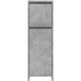 vidaXL Kopalniška omarica betonsko siva 30x30x95 cm iverna plošča | Shoptok.si