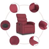  Električni naslonjač od tkanine crvena boja vina | shoptok.hr