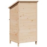  Vrtna Šupa Prirodna 59,5 x 56 x 113,5 cm Čvrsto drvo jele | shoptok.hr