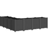  Vrtna sadilica crna 160 x 160 x 53 cm PP | shoptok.hr