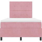 Krevet s opruga kutije Ružičasta 120 x 190 cm Baršun | Eponuda.com