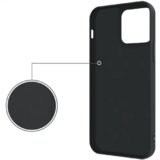 Onasi silikonski ovitek liquid ring za iphone 13 pro max - črn | Shoptok.si
