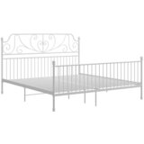 Furnova Posteljni okvir bel kovinski 180x200 cm, (21931725) | Shoptok.si