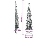  Tanka umjetna polovica božićnog drvca sa snijegom 180 cm | Eponuda.com