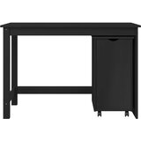  Set ormara za radne stolove 2 kom. Crna Masivna borovina | shoptok.hr