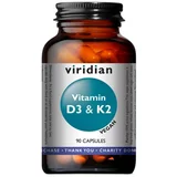 Viridian Nutrition Vitamin D3 & K2 Viridian (90 kapsul)