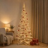  Drveno božićno drvce KOTKA 210 cm Masivna borovina Prirodno - 210 cm Prirodna (neobrađena) | shoptok.hr