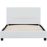 vidaXL Okvir za krevet od umjetne kože bijeli 100 x 200 cm | shoptok.hr