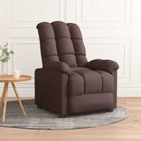  Naslonjač od tkanine tamnosmeđi | shoptok.hr