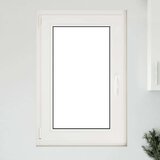 vidaXL Kletno okno "RISOR" 60x100 cm vrtljivo-nagibno DIN levo belo | Shoptok.si