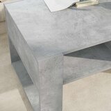  Klubska miza Betonsko siva 92 x 53 x 45 cm Konstruiran les, (5000121131) | Shoptok.si