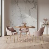 Premier Housewares Okrugao blagovaonski stol od čvrstog brijesta ø 80 cm District – | shoptok.hr