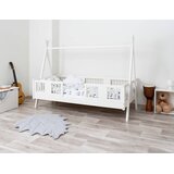 Molarem Home Drveni dječji krevet Luna Tipi - bijeli - 190x90 cm - Bez ladice | shoptok.hr