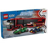 Lego City F1 kamion sa RB20 i AMR24 F1 formulama 60445 | Eponuda.ba