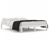Furnova Posteljni okvir bel iz trdne borovine 140x190 cm, (21940056) | Shoptok.si