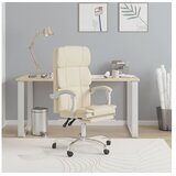  Uredski naslonjač od umjetne kože krem | shoptok.hr