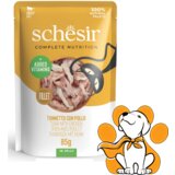 Schesir Cat Pouch Tuna & Chicken Jelly 85g, Fileti Tune i Piletine u Želeu | ePonuda.com