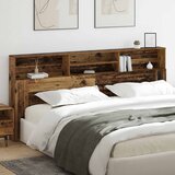  Glava kreveta s ormarićem Zidne Staro drvo 220 x 19 x 101,5 cm | shoptok.hr