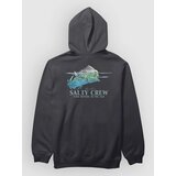 Salty Crew Mahi Surface Pulover s kapuco black | Shoptok.si