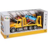 Kamion za vuču i pomoć na cesti + autić - 2u1 - žuti | shoptok.hr