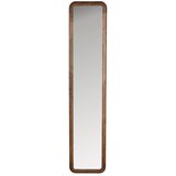 White Label Stensko ogledalo z lesenim okvirjem 26x120 cm Nyko – | Shoptok.si