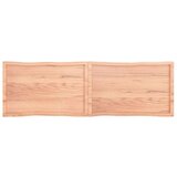 Stolna ploča svjetlosmeđa 200x60x6 cm od obrađene hrastovine | shoptok.hr