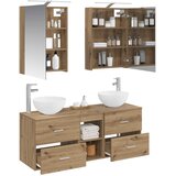  Set namještaja za kupaonicu 5 kom. Hrast artisan | shoptok.hr
