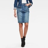 G-star Skirt - 3301 Pencil Skirt Blue | Shoptok.si