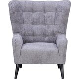 Lesnina-XXXL fotelj casey, siva, Bouclé | Shoptok.si