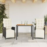  3-dijelni vrtni blagovaonski set od poliratana | shoptok.hr