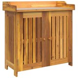  Vrtni ormar Prirodna 78 x 36,5 x 78cm Čvrsto drvo akacije | shoptok.hr