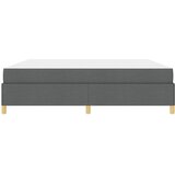  Krevetna konstrukcija Tamno siva 200 x 200 cm tkanina Zagasitosiva | Shoptok.si