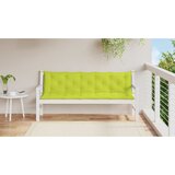  Jastuk za vrtnu klupu jarkozeleni 180x(50+50)x7 cm od tkanine | shoptok.hr