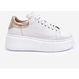 Boto Women's Leather Platform Sneakers White Lemar 10150 | shoptok.hr