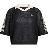Adidas Top 'KNITTED CROCHET' črna / bela | Shoptok.si