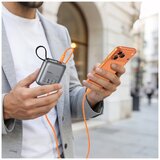 Usams U98 Silicone USB-C/USB-C 60W Fast Charge kabel, Bel, 1m | Shoptok.si