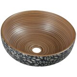 Sapho Smeđi keramički okrugao umivaonik ø 41 cm Priori – | shoptok.hr