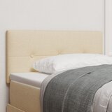 vidaXL vzglavje z gumbi, krem, 100 cm, tkanina, (22049127) | Shoptok.si