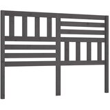  Uzglavlje za krevet sivo 156 x 4 x 100 cm od masivne borovine | shoptok.hr