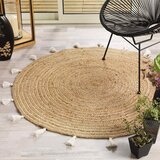 Douceur d intérieur Bijeli/u prirodnoj boji okrugli tepih ø 120 cm Shira – | shoptok.hr