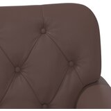  Ljubavni kauč s gumbima Smeđa 120 x 65 x 77 cm Umjetna koža | Eponuda.ba